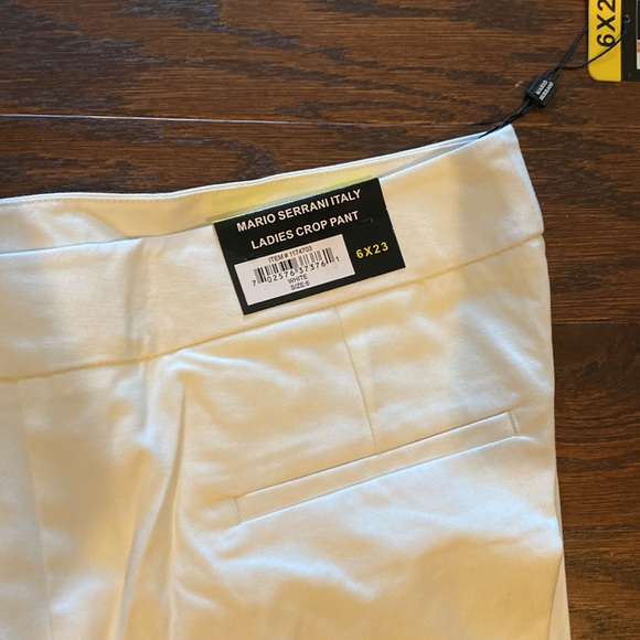 Mario Serrani Italy Ladies Crop Pants NWT - Picture 3 of 5